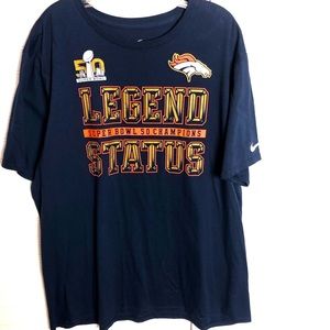 Nike Denver Broncos Super Bowl 50 Tee